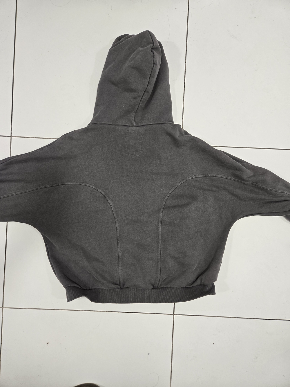 GRAILZ TALK high gsm Cotton Cropped Hoodie Size 1 (L-XL) - Picture 2 of 6